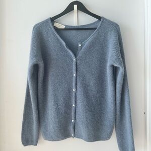 Sézane Gaspard Cardigan in Vintage Blue - Size M